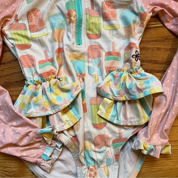 Matilda Jane Popsicle print swimsuit size 6 - Picture 4 of 4